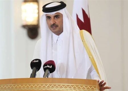 ورود امیر قطر به مسکو