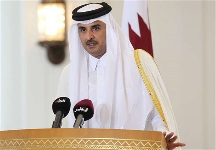 ورود امیر قطر به مسکو