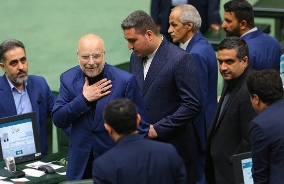قالیباف با ۲۱۹ رأی رییس مجلس باقی ماند