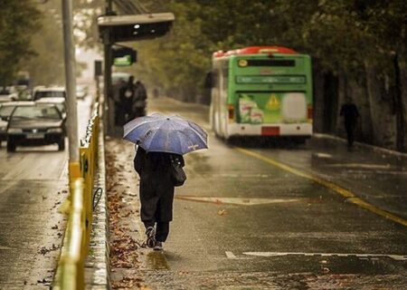 پیش‌بینی بارش باران در سواحل جنوبی دریای خزر و شمال‌غرب کشور