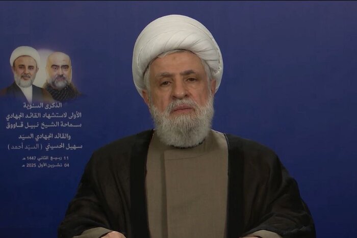 شیخ نعیم قاسم: تل‌آویو به دنبال تحقق «اسرائیل بزرگ» است/ طرح ترامپ تلاشی برای تبرئه اسرائیل