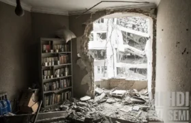 تصاویری از بی‌پناهی هم‌وطنان پس از حمله دشمن به محله عباس‌آباد تهران