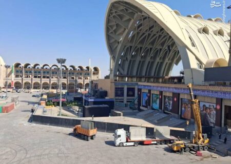 مصلای تهران در آستانه مراسم وداع؛ استقرار بیمارستان تخصصی موقت و تکمیل تمهیدات خدماتی