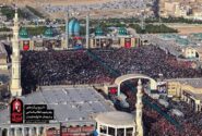 تصاویرِ حضورِ گستردهِ عزاداران در قم از لنز دوربینهای خارجی