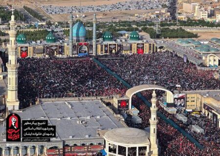 تصاویرِ حضورِ گستردهِ عزاداران در قم از لنز دوربین‌های خارجی